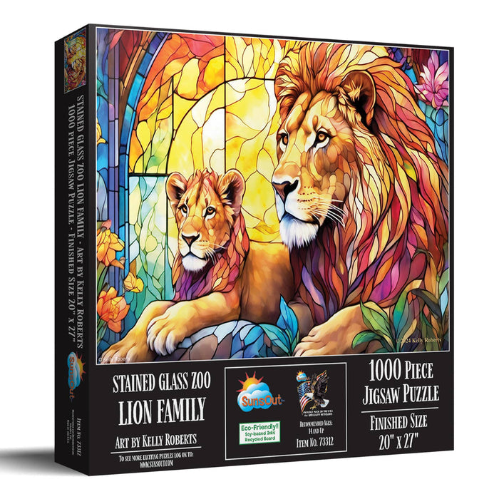 0781 SG Zoo - Lion Family 1000pc Puzzle
