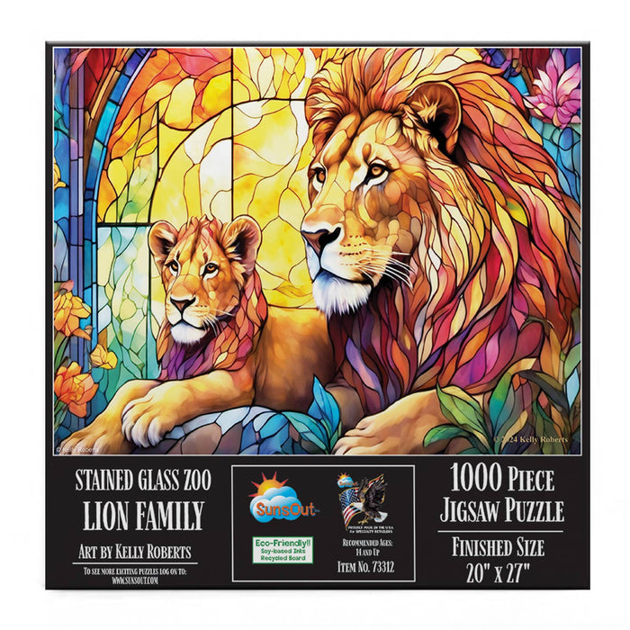 0781 SG Zoo - Lion Family 1000pc Puzzle