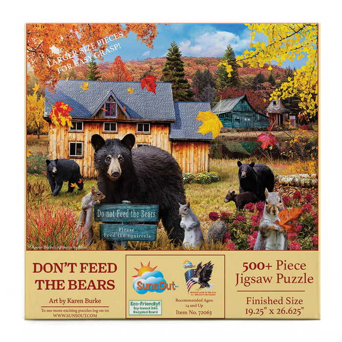 1268 Don't Feed the Bears 500+ pc Puzzle