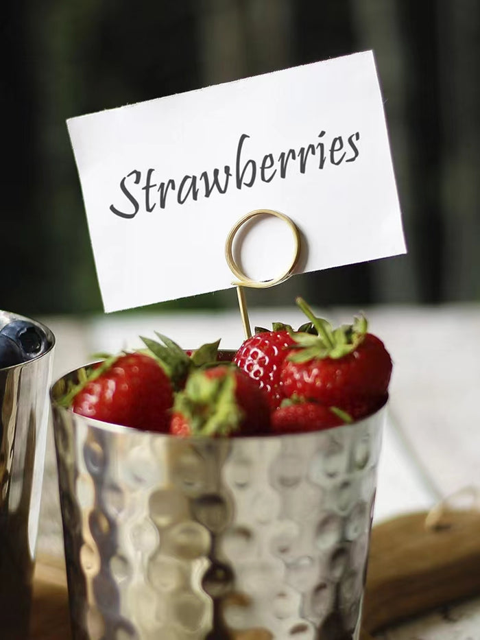 12cm Ring Head Cocktail Stick Cocktail Needle Olive Stick Fruit Stick Decoration