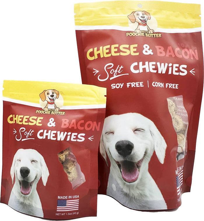 2-Pack Bacon & Cheese Soft Chewy Dog Treats 16oz