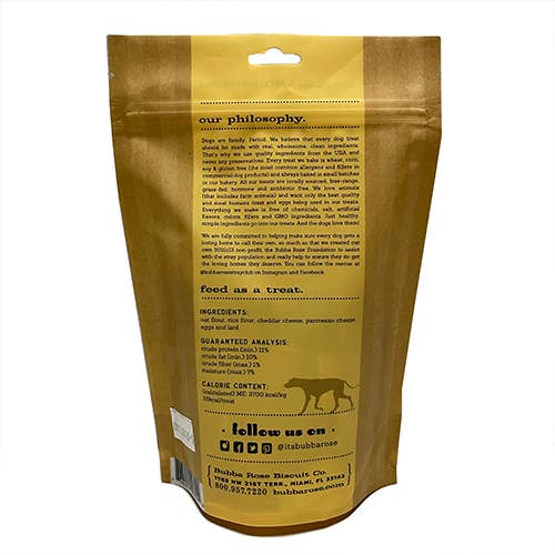 2-Pack I Heart Cheese Biscuit Bags Dog Treats Made in USA