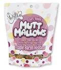 2-Pack Maple Bacon Kissies Mutt Mallow Soft Dog Treats by The Lazy Dog Made in USA