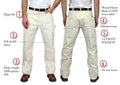 2-Pack Natural Heavy Duty Double Front Dungarees #1101 Made in USA
