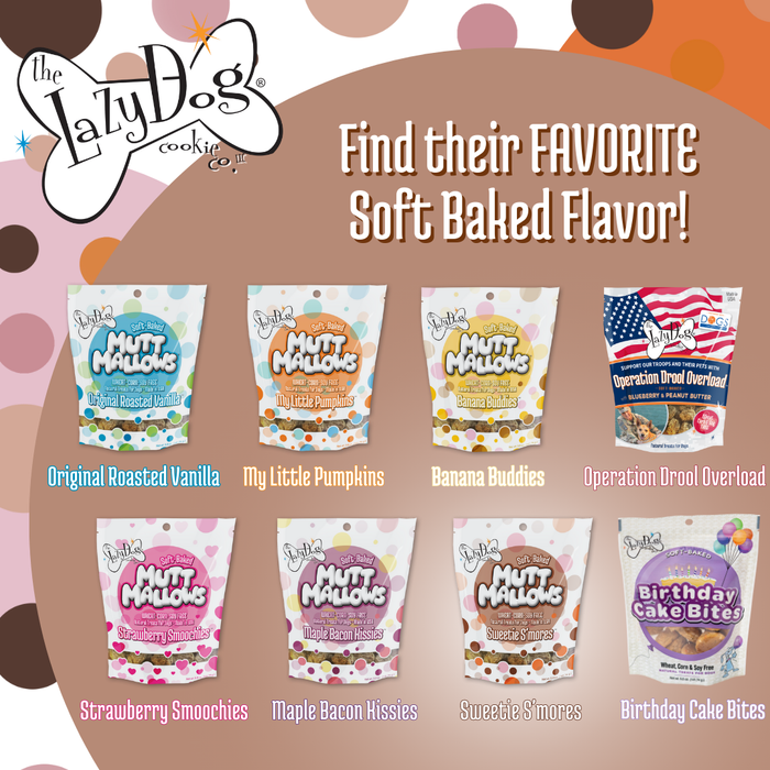 2-Pack of Dog Treats Sweetie S'mores Mutt Mallow by The Lazy Dogs