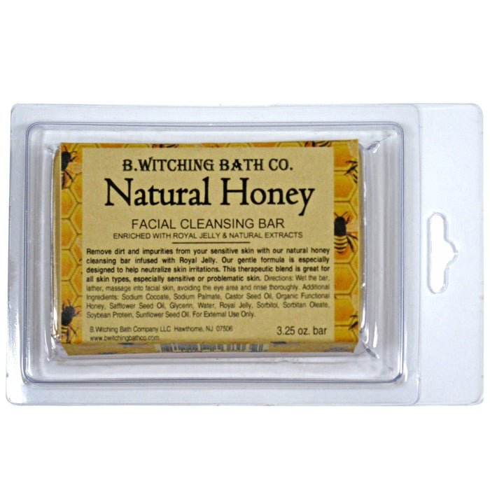 2-Pack of Natural Honey Cleansing Bars 4oz Made in USA
