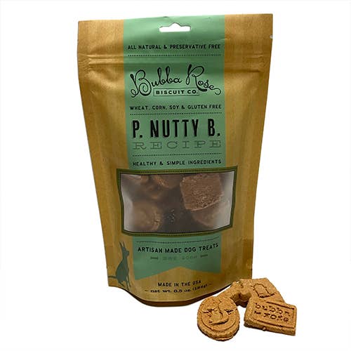 2-Pack of P. Nutty B. Biscuit Bags Dog Treats Made in USA
