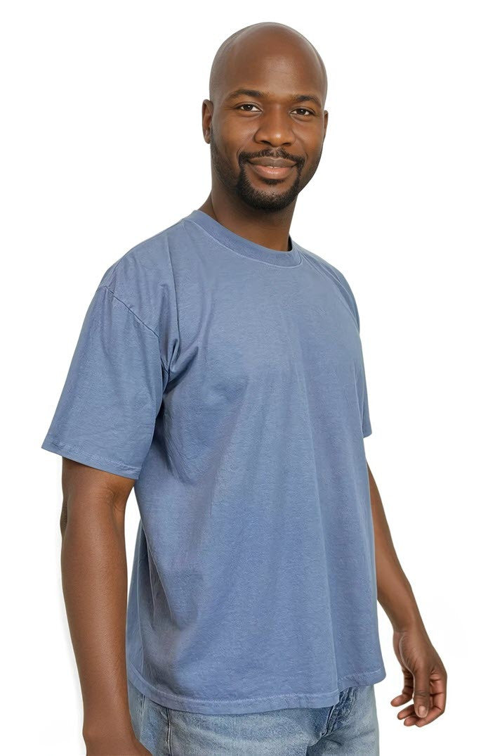 2-Pack of Unisex Garment Dyed Short Sleeve Heavy Tee (Sizes Thru 3XL) Made in USA