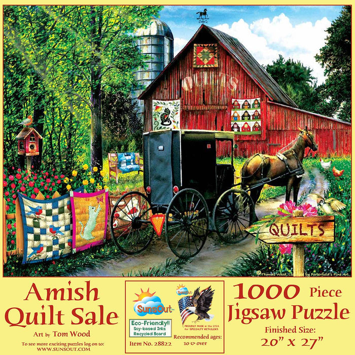 5114 Amish Quilt 1000 pc Puzzle