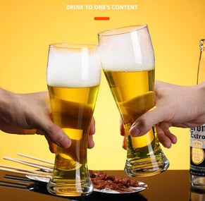 700ML-Craft Beer Mug Personality Creative Large-Capacity Mug Glass Draft Beer Mug For Commercial Use