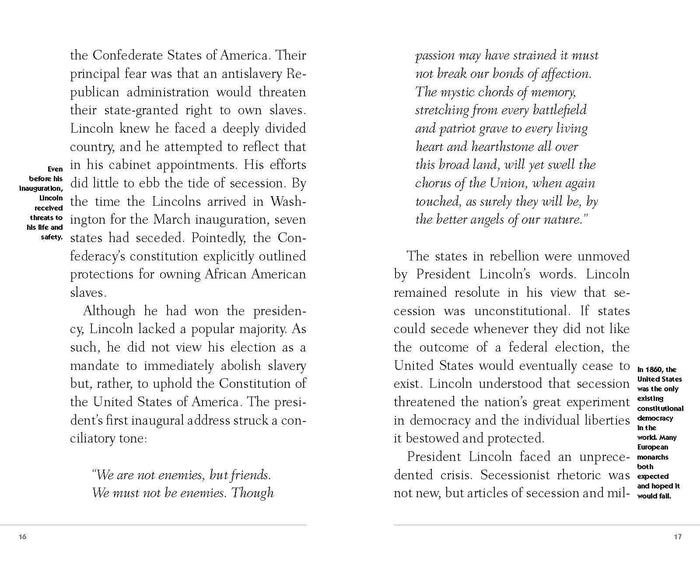 A Short Biography of Abraham Lincoln Made in USA