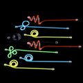 Acrylic Mixing Stick Plastic Mixing Stick Color Heart Drink Stick Juice Swizzle Stick