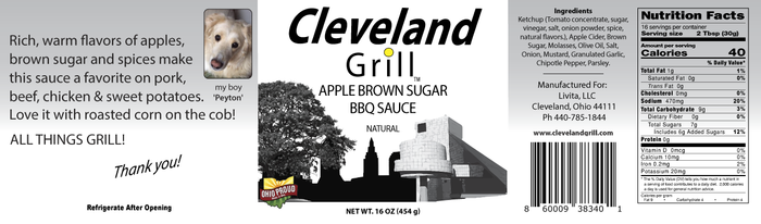 Apple Brown Sugar BBQ Sauce Made in USA