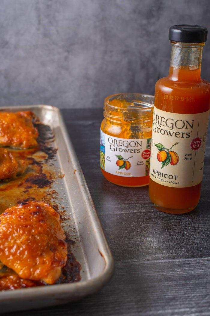 Apricot Fruit Syrup Grown & Made in USA
