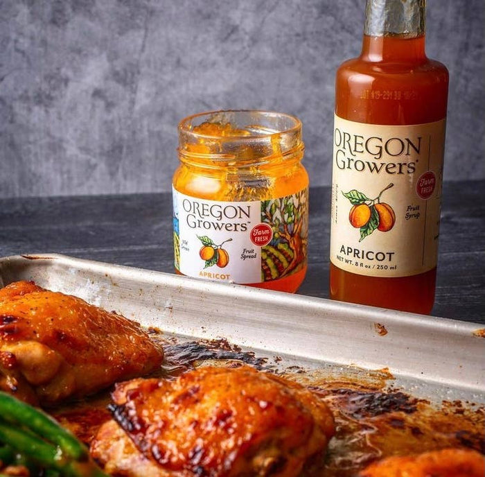 Apricot Fruit Syrup Grown & Made in USA