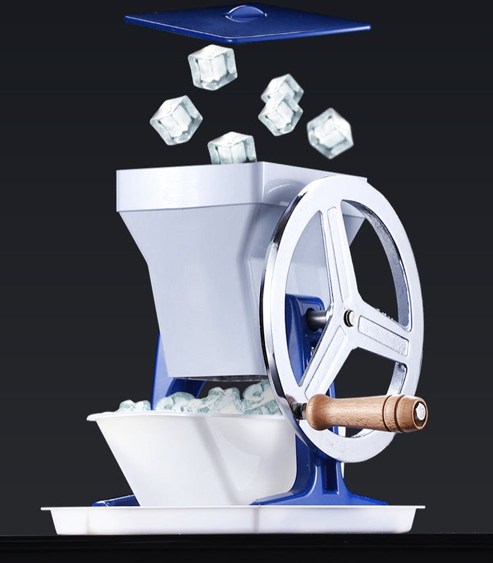 Bar Commercial Manual Ice Crusher Cocktail Ice Shaved Ice Machine Particle Ice
