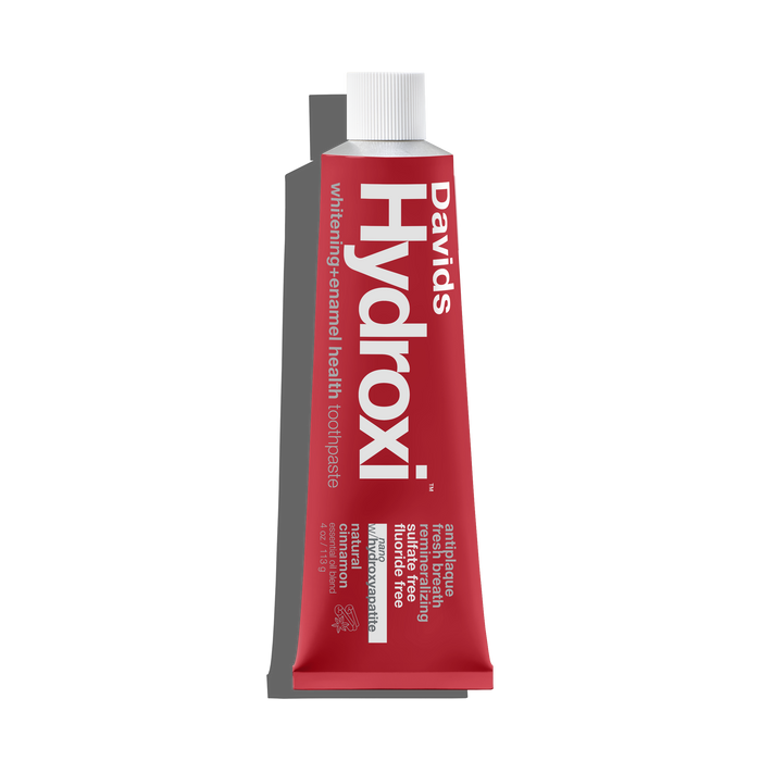 Brand-New: Davids Cinnamon Hydroxi™ whitening+enamel health nano hydroxyapatite premium toothpaste Made in USA
