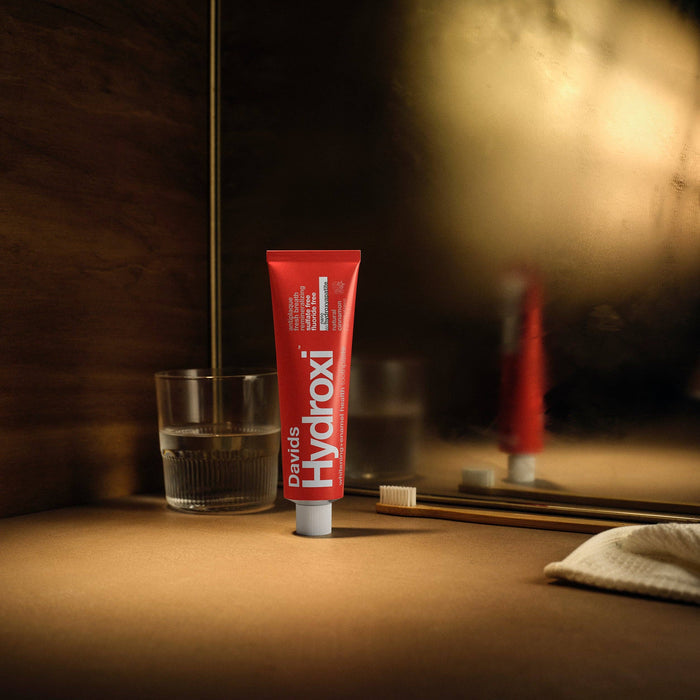 Brand-New: Davids Cinnamon Hydroxi™ whitening+enamel health nano hydroxyapatite premium toothpaste Made in USA