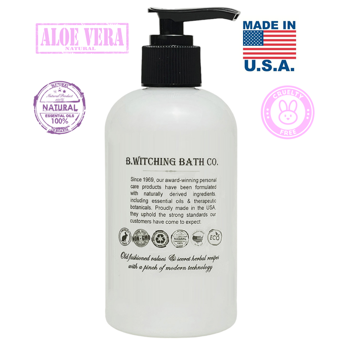 Champagne & Strawberries Aloe Vera Body Lotion 8oz. Made in USA