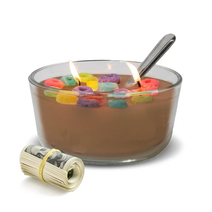 Cinnamon Bun Cereal Cash Candle - Made in USA