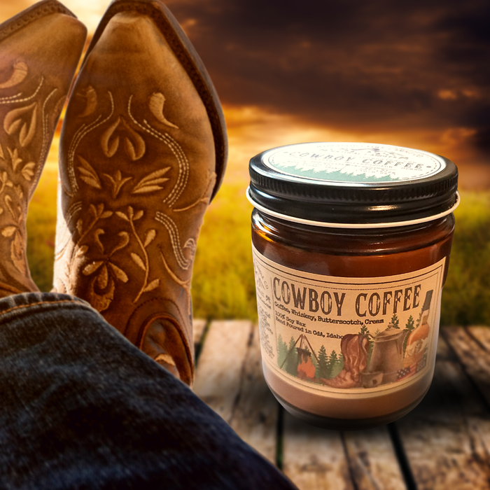 Clearance: 2-Pack of Cowboy Coffee | USA MADE |  100% Soy Wax Candles: 4 oz.
