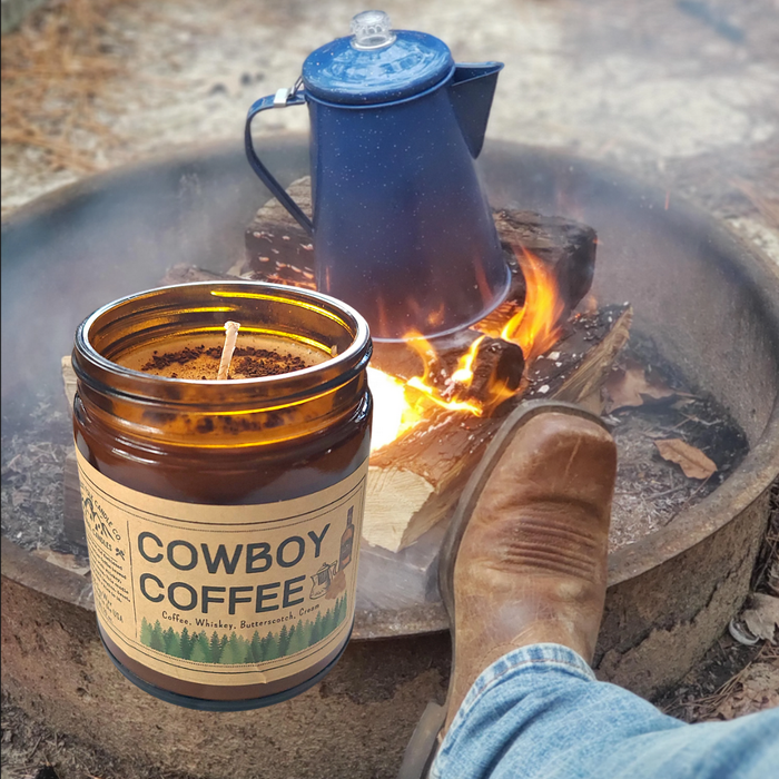 Clearance: 2-Pack of Cowboy Coffee | USA MADE |  100% Soy Wax Candles: 4 oz.