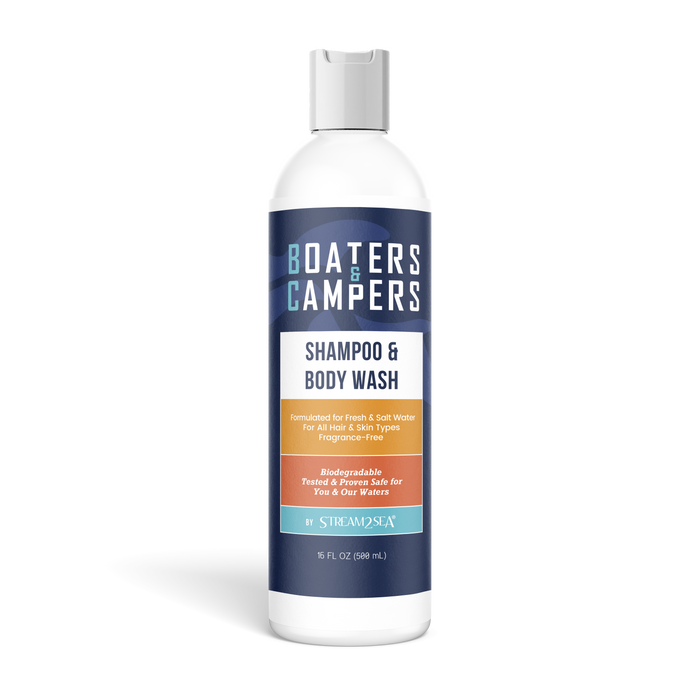 Clearance Boaters & Campers Hair Shampoo & Body Wash | 16 fl oz