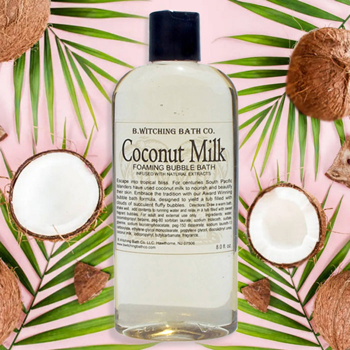 Coconut Milk Bubble Bath 8oz Made in USA