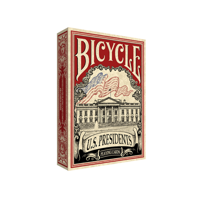 Collectable Bicycle US Presidents Playing Cards (Red) Made in USA