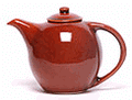 Copper Clay Ceramic Teapot 32 Oz. Made in USA by Emerson Creek Pottery