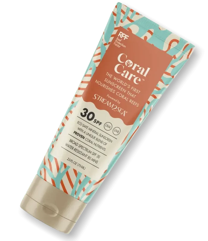 Coral Care™ Nourishing Reef-Friendly Sunscreen | Supports Coral Growth Made in USA