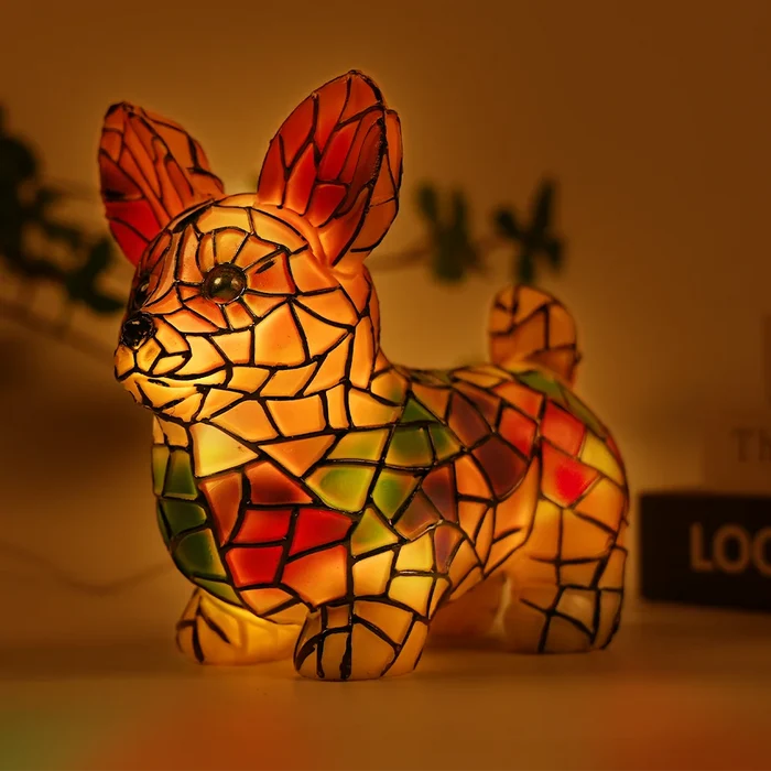 Pet Lovers-Corgi Lamp - Personalized Custom Dog Lamp