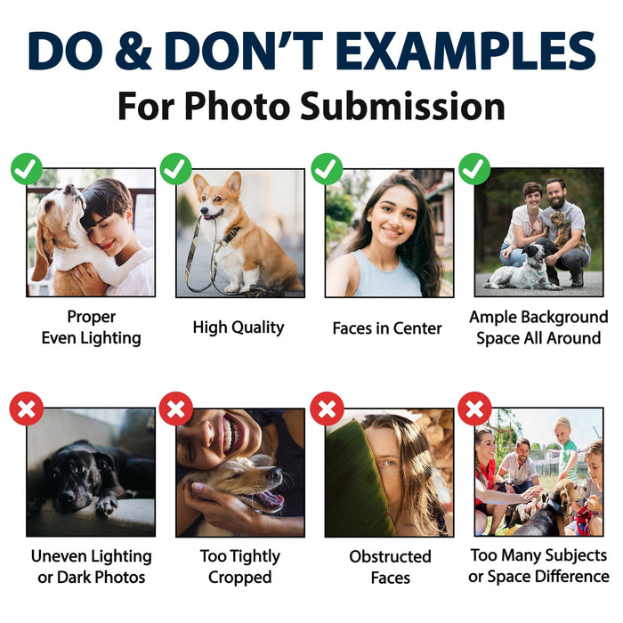 Custom Photo Funny Dog Reading Newspaper - Personalized Poster