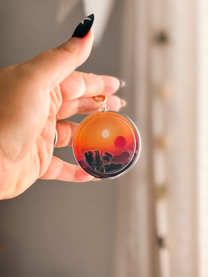Desert Planet Shaker Keychain