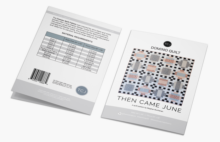 Domino Quilt Pattern - Printed