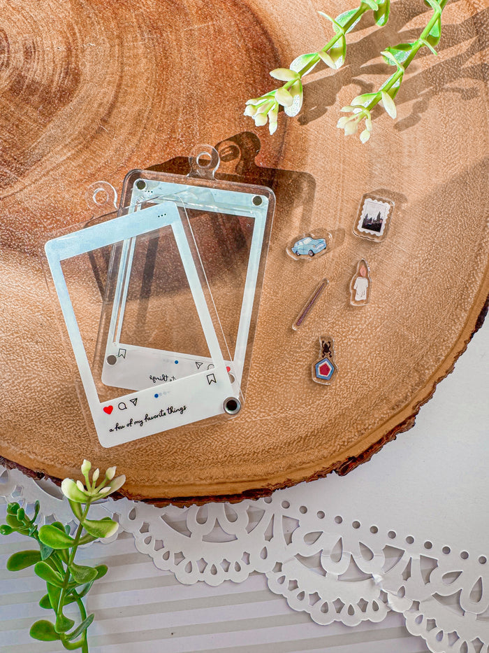 Favorite Things Fillable Shaker Keychain