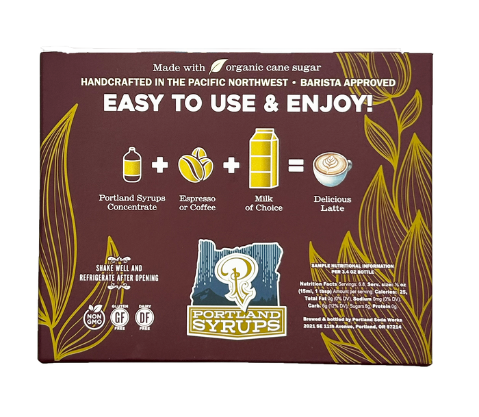 Gift Set - Coffee Syrups - Vanilla, Hazelnut, Caramel