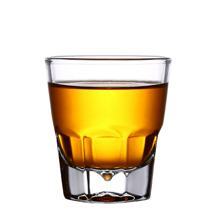 Glass Beer Mug Commercial KTV Bar Thickened Tea Cup Drop-Resistant Whisky Foreign Wine Glass