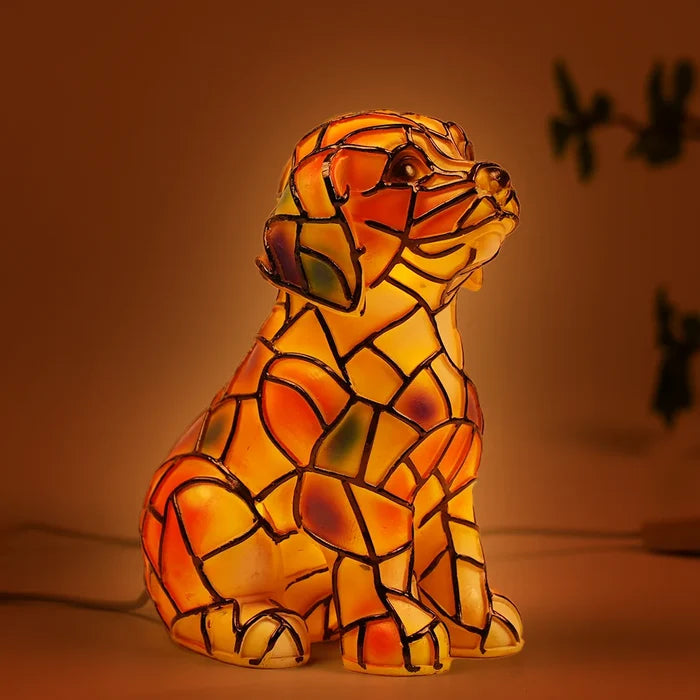 Pet Lovers-Golden Retriever Lamp - Personalized Custom Dog Lamp