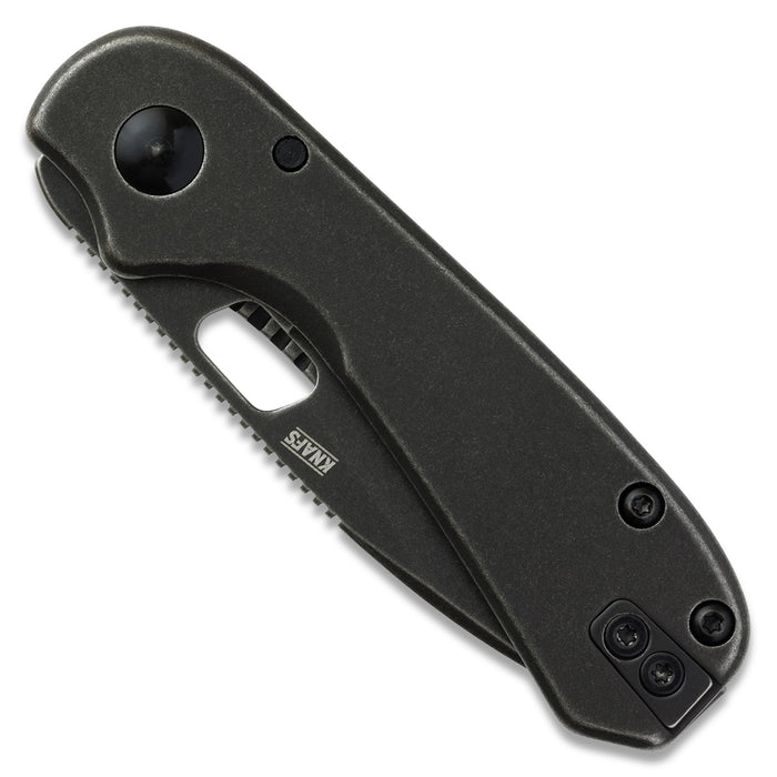 Black Lander 5 folding knife with visible brand logo on a white background
KNAFS-00325