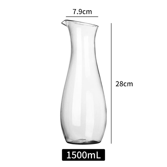 Large Capacity Thermostable  Clear Plastic Pitcher for Water, Iced Tea, Milk
