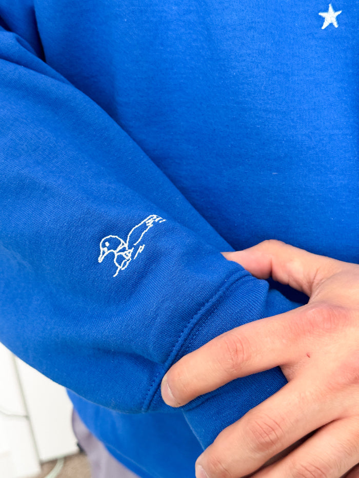 Live Laugh Loon Embroidered Crewneck