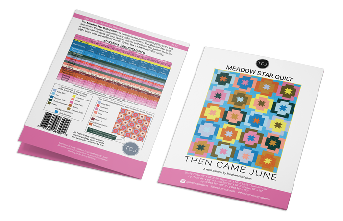 Meadow Star Quilt Pattern - Printed