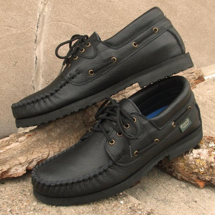 Men's Lace-up Deertan Shoes - Cushion-Flex Soles #497-CFS Deertan Made in USA