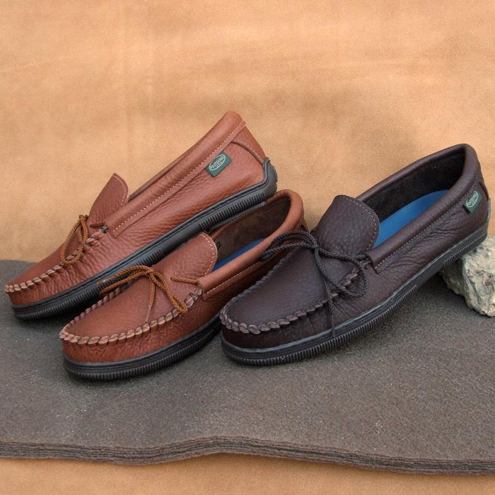 Men's Wrap-Around Rubber Sole Shoes Item #485 Cowhide Made in USA