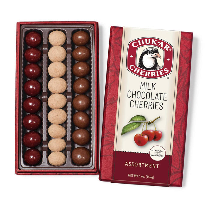 Milk Chocolate Assortment - Bing Cherry Chocolate Box Grown & Made in USA