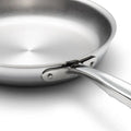 New: 10" Stainless Steel Frying Pan USA Made by 360 Cookware IL010-ST
