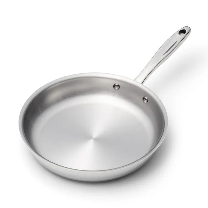 New: 10" Stainless Steel Frying Pan USA Made by 360 Cookware IL010-ST