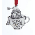 New: 2-Pack Cozy Holiday Cheer Ornament Made in USA