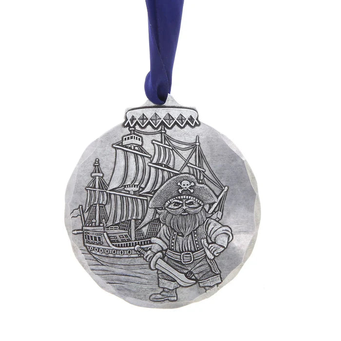 New: 2-Pack Jolly Pirate Ornaments Made in USA